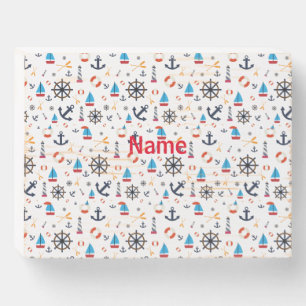 Nautical Theme Thunder_Cove Wooden Box Sign