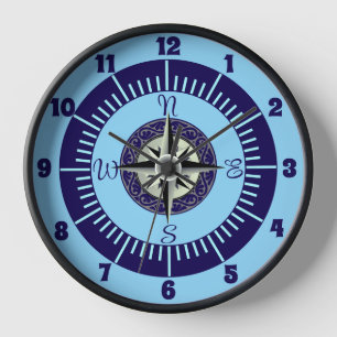 Nautical Theme Wall Clock