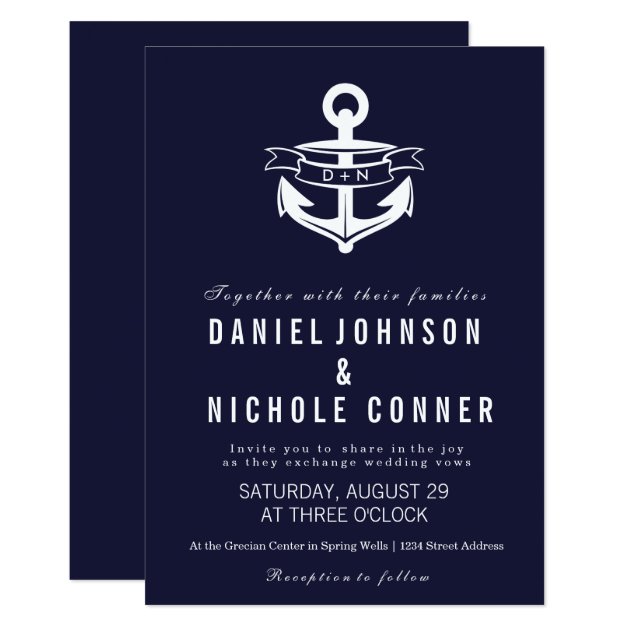 Nautical Theme | Weddings Invitation