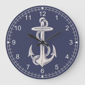 Nautical Themed Anchor Wall Clock