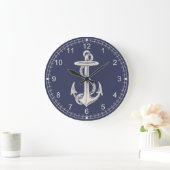 Nautical Themed Anchor Wall Clock (Home)