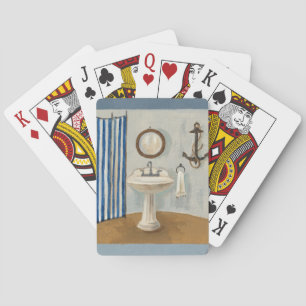 Nautical Themed Bathroom Poker Cards