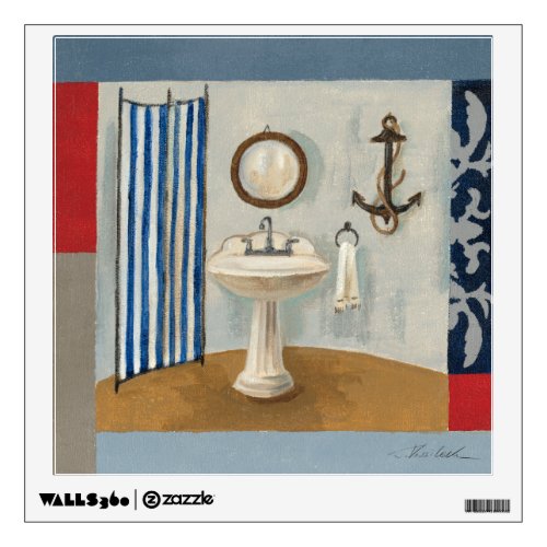 Nautical Themed Bathroom Wall Sticker