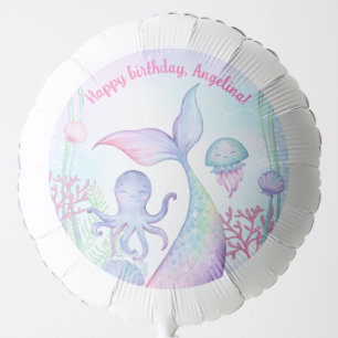 Nautical Themed Birthday Balloon