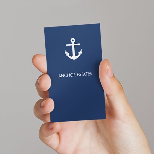 Modern Business Card | Nautical Anchor