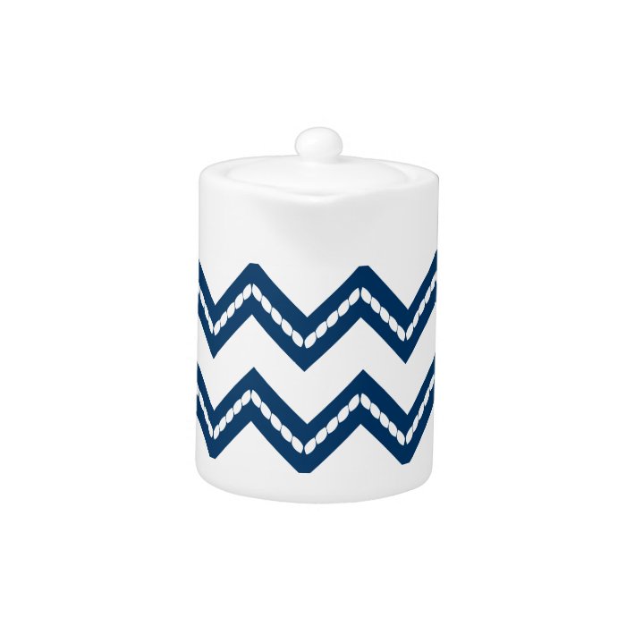 Nautical Themed Chevron Print