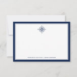 Nautical Themed | Compass Rose Custom NoteCard