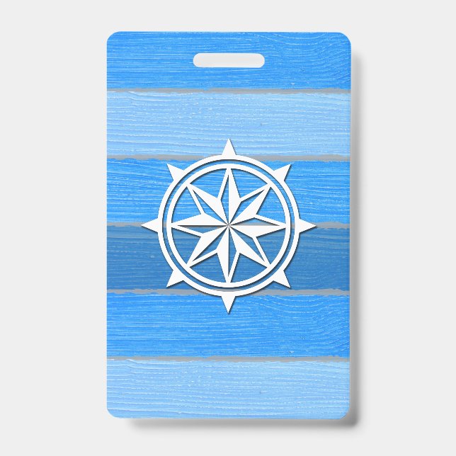 Nautical themed design badge (Front)
