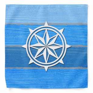 Nautical themed design bandana