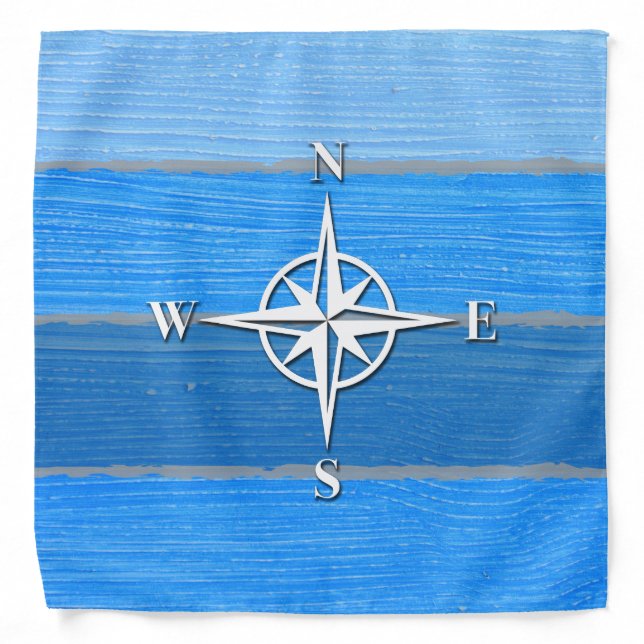Nautical themed design bandana (Front)