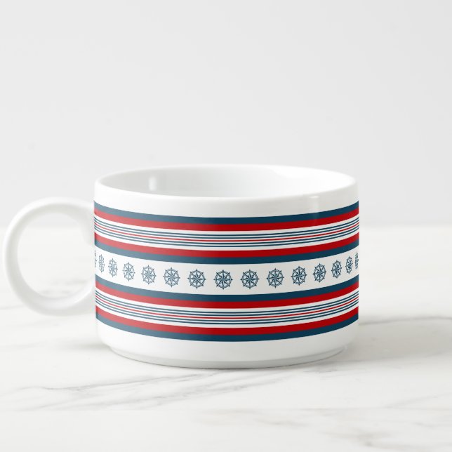 Nautical themed design bowl (Right)
