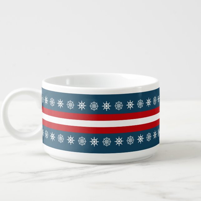 Nautical themed design bowl (Right)