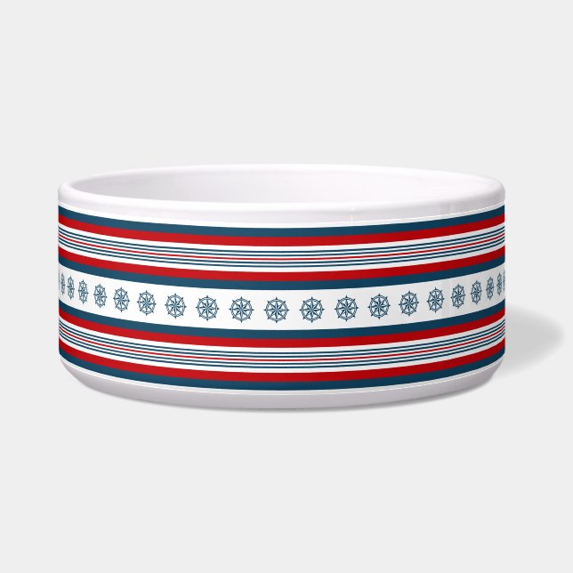 Nautical themed design bowl (Left)