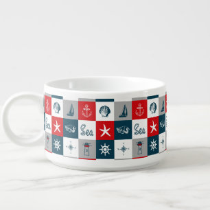 Nautical themed design bowl