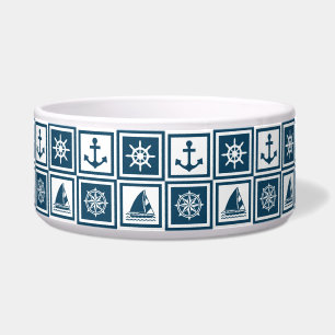 Nautical themed design bowl