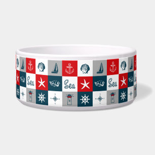 Nautical themed design bowl