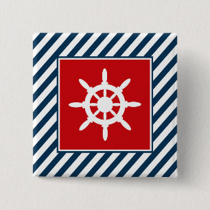Nautical themed design button