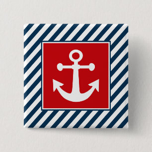 Nautical themed design button