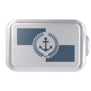 Nautical themed design cake pan