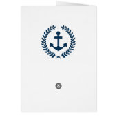 Nautical themed design cards (Back)