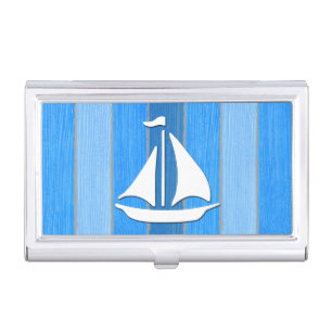 Nautical themed design case for business cards
