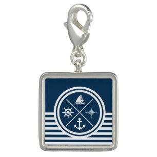 Nautical themed design charm