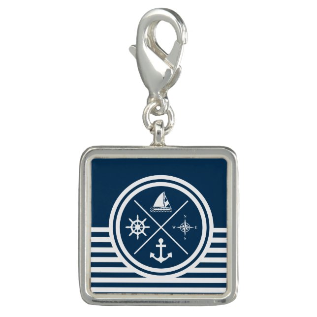 Nautical themed design charm (Front)