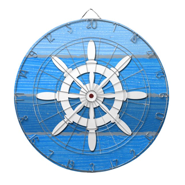 Nautical themed design dart board (Front)