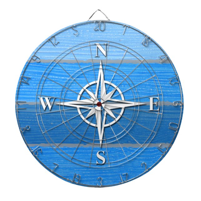 Nautical themed design dartboard (Front)