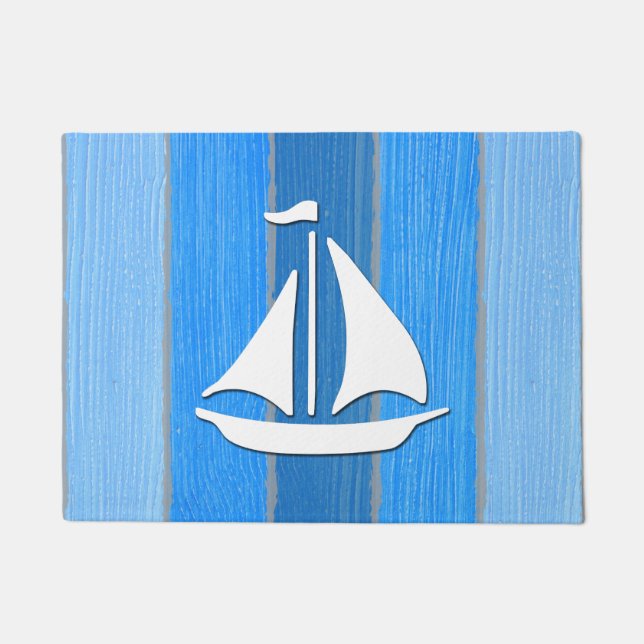 Nautical themed design doormat (Front)