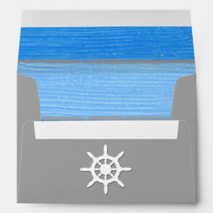 Nautical themed design envelope