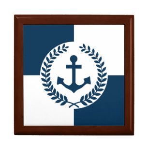 Nautical themed design gift box