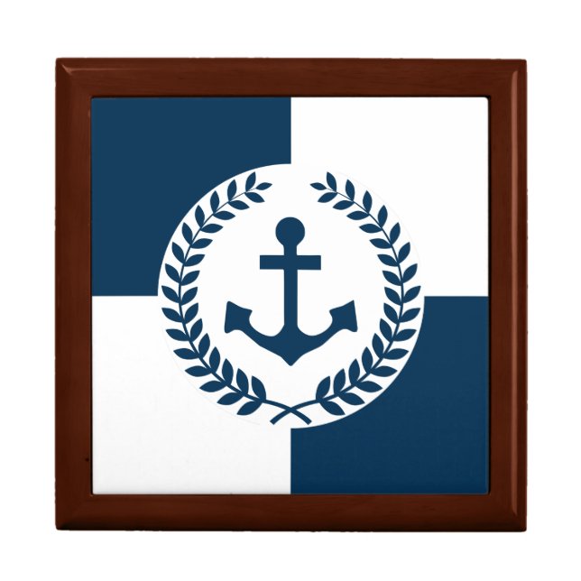 Nautical themed design gift box (Front)