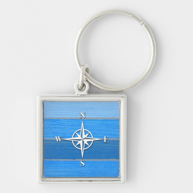 Nautical themed design keychain (Front)
