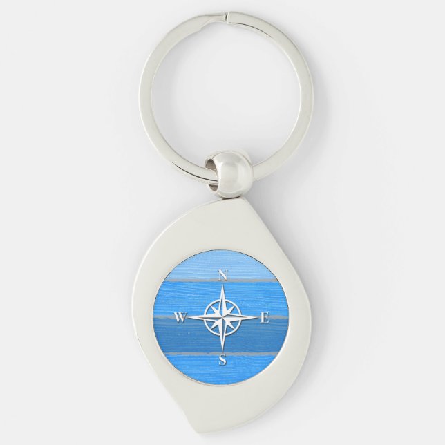 Nautical themed design keychain (Front)