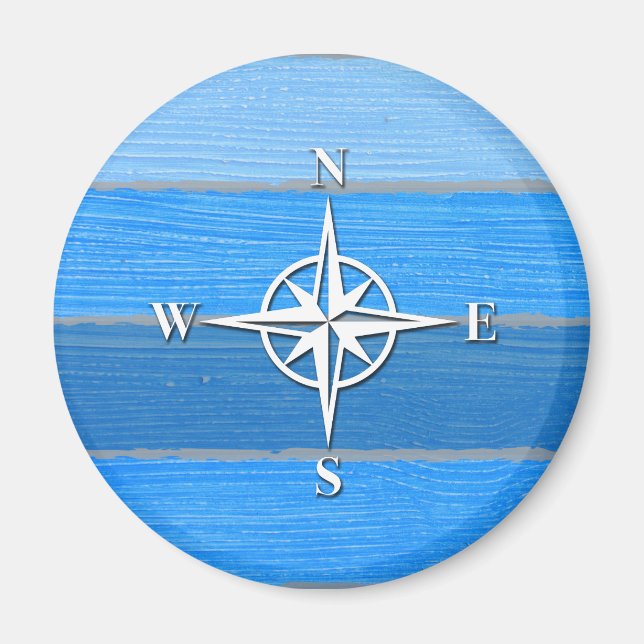 Nautical themed design magnet (Front)