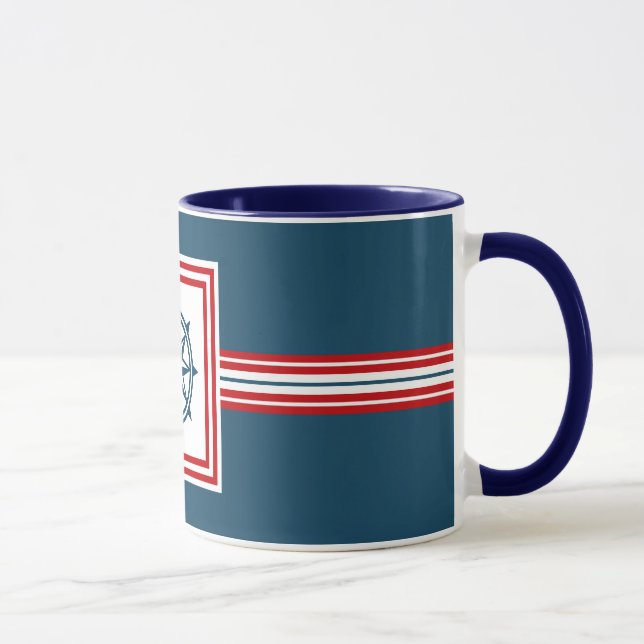 Nautical themed design mug (Right)