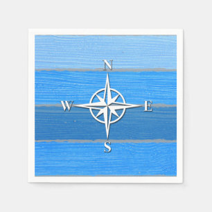 Nautical themed design napkins