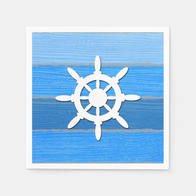 Nautical themed design napkins (Front)