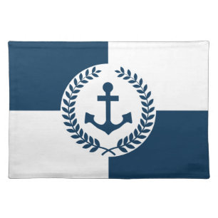 Nautical themed design placemat