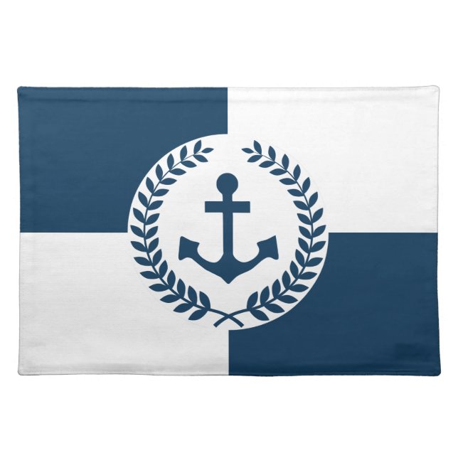 Nautical themed design placemat (Front)