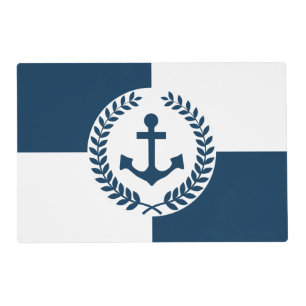Nautical themed design placemat