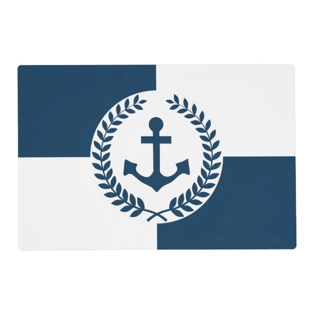 Nautical themed design placemat (Front)