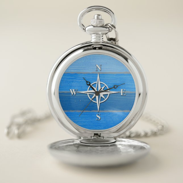 Nautical themed design pocket watch (Inside)