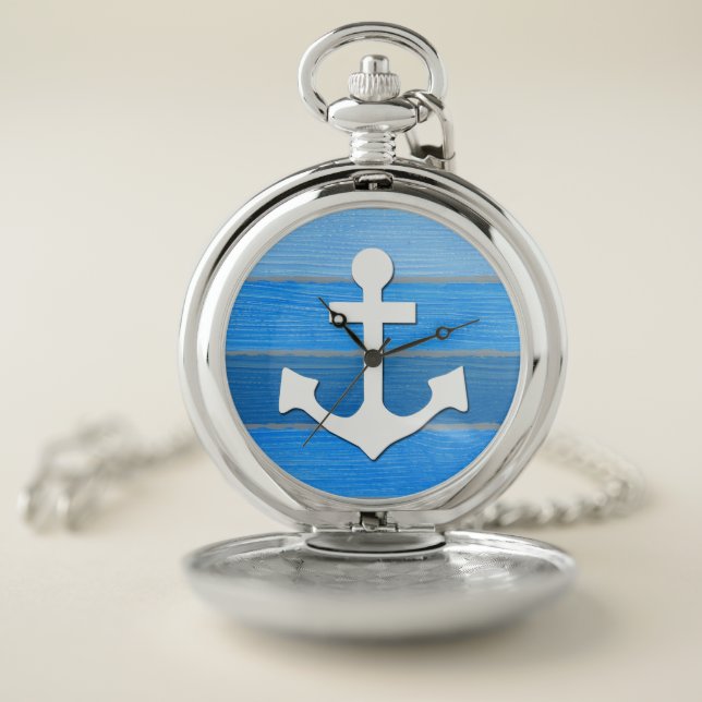 Nautical themed design pocket watch (Inside)