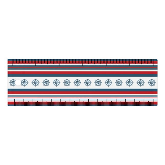 Nautical themed design ruler (Front)
