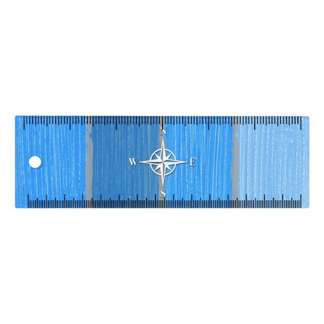 Nautical themed design ruler (Front)