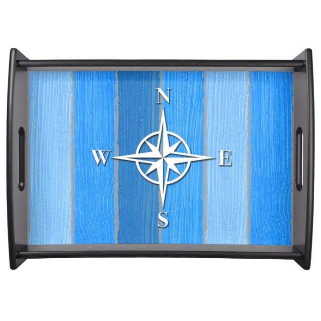 Nautical themed design serving tray (Front)