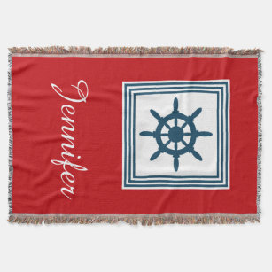 Make Your Own Nautical Themed Design Blanket Bundle Up In Yours Nautical Themed Design Throw Blanket