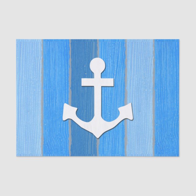 Nautical themed design tissue paper (Front)